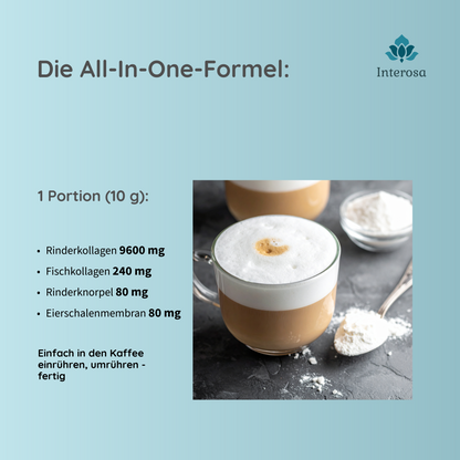 INTEROSA Premium Multi Collagenpulver 500 g