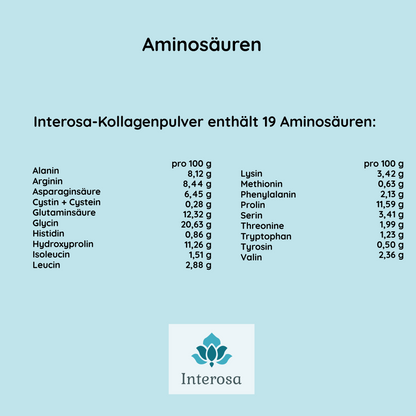 INTEROSA Premium Multi Collagenpulver 500 g